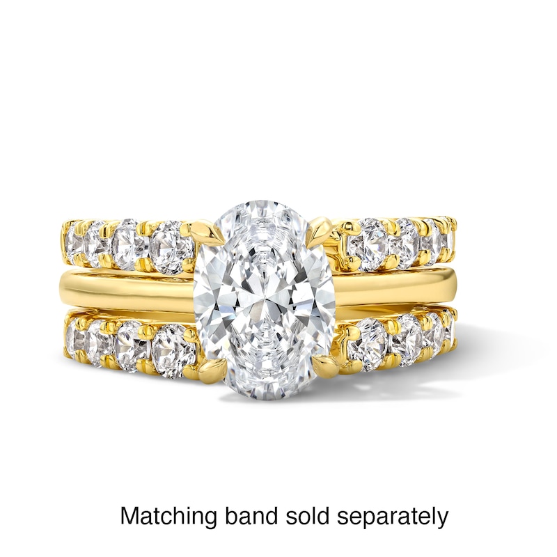 Main Image 6 of 1-1/4 CT. T.W. Certified Lab-Grown Diamond Solitaire Enhancer Ring in 14K Gold (F/VS2)