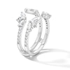Thumbnail Image 5 of 1-1/4 CT. T.W. Marquise-Cut Lab-Grown Diamond Solitaire Enhancer Ring in 14K White Gold (F/VS2)