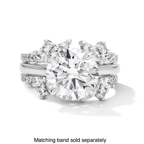 1-1/4 CT. T.w. Marquise-Cut Lab-Grown Diamond Solitaire Enhancer Ring in 14K White Gold (F/Vs2)