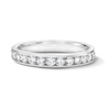 Thumbnail Image 1 of 3/4 CT. T.W. Certified Lab-Grown Diamond Channel-Set Anniversary Band in 10K White Gold (F/VS2)