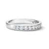 Thumbnail Image 2 of 3/4 CT. T.W. Certified Lab-Grown Diamond Channel-Set Anniversary Band in 10K White Gold (F/VS2)
