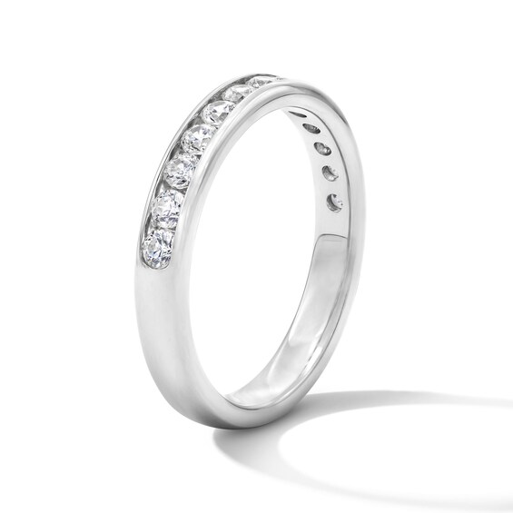 3/4 CT. T.w. Certified Lab-Grown Diamond Channel-Set Anniversary Band in 10K White Gold (F/Vs2)