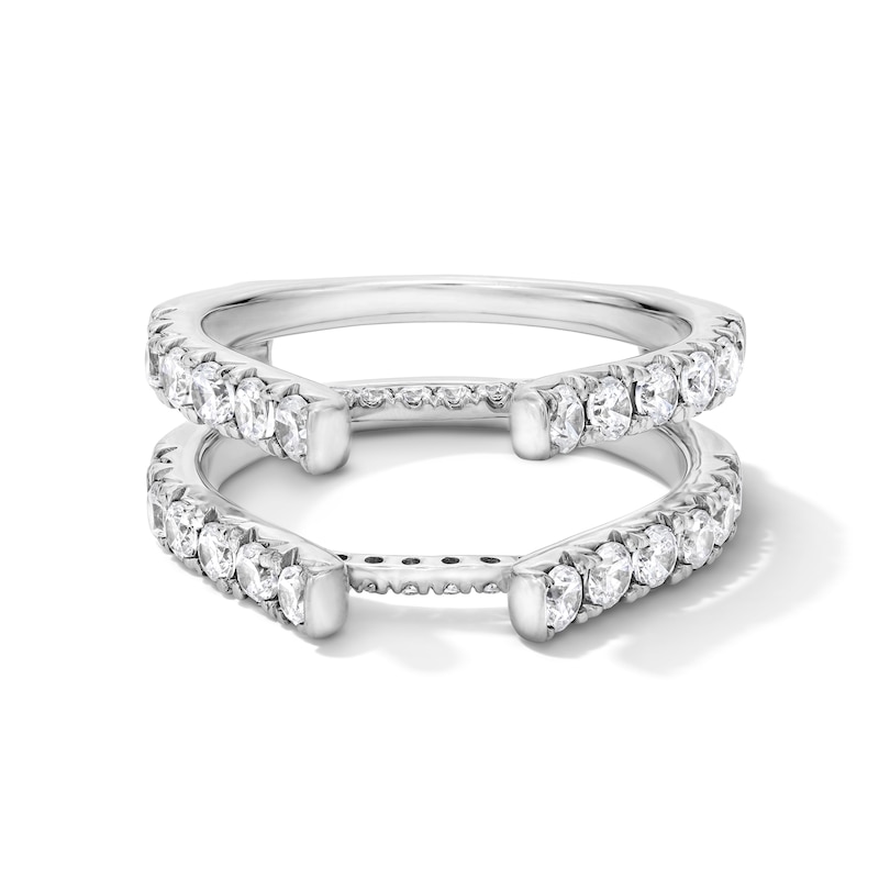 Main Image 1 of 1-1/2 CT. T.W. Certified Lab-Grown Diamond Solitaire Enhancer Ring in 14K White Gold (F/VS2)