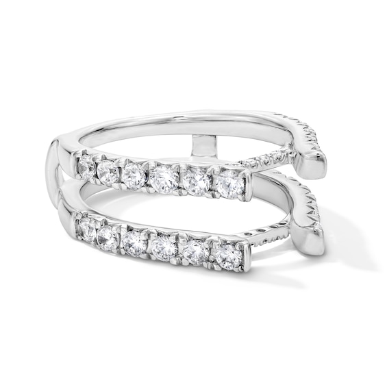 1-1/2 CT. T.w. Lab-Grown Diamond Solitaire Enhancer Ring in 14K White Gold (F/Vs2)