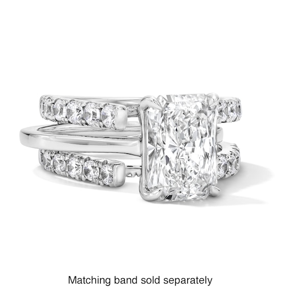 1-1/2 CT. T.w. Lab-Grown Diamond Solitaire Enhancer Ring in 14K White Gold (F/Vs2)