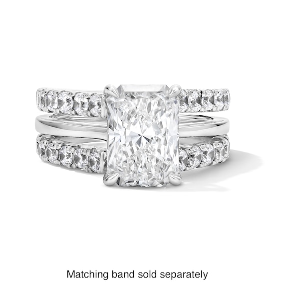 1-1/2 CT. T.w. Lab-Grown Diamond Solitaire Enhancer Ring in 14K White Gold (F/Vs2)