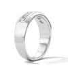Thumbnail Image 3 of 1 CT. T.W. Certified Lab-Grown Diamond Five-Stone Band in 10K White Gold (F/VS2)