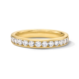 3/4 CT. T.W. Certified Lab-Grown Diamond Channel-Set Anniversary Band in 10K Gold (F/VS2)
