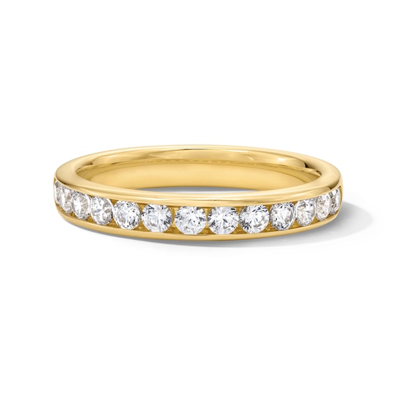 3/4 CT. T.w. Certified Lab-Grown Diamond Channel-Set Anniversary Band in 10K Gold (F/Vs2)