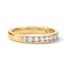Thumbnail Image 2 of 3/4 CT. T.W. Certified Lab-Grown Diamond Channel-Set Anniversary Band in 10K Gold (F/VS2)