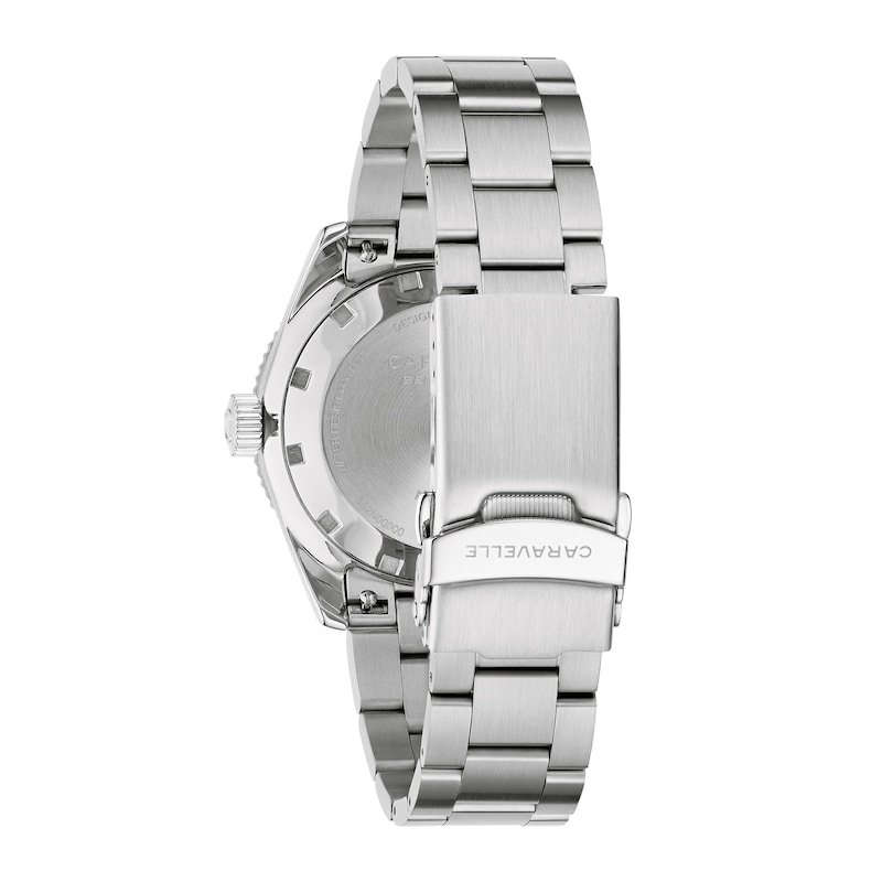 Main Image 3 of Men’s Caravelle by Bulova Vintage Sport Sea Hunter Analog Watch with Black Dial (Model: 43B175)