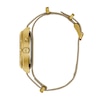 Thumbnail Image 3 of Men’s Caravelle by Bulova Traditional Lite Up Gold-Tone IP Analog Watch with Taupe Dial and Compass Bezel (Model: 44C113)