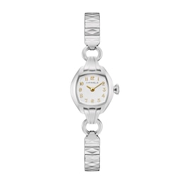 Ladies’ Caravelle by Bulova Vintage Dress Classic Analog Watch with Silver-Tone Dial (Model: 43L225)