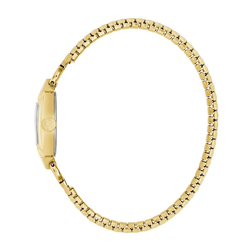 Main Image 2 of Ladies’ Caravelle by Bulova Gold-Tone IP Vintage Dress Classic Analog Watch with Silver-Tone Dial (Model: 44L267)