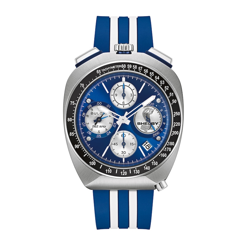 Main Image 1 of Men’s Bulova 150th Anniversary Limited Edition Shelby Chronograph Watch with Blue Dial (Model: 98B452)