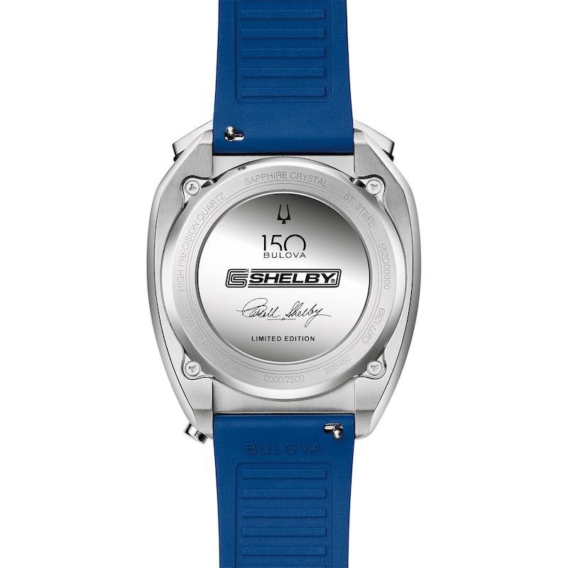 Main Image 4 of Men’s Bulova 150th Anniversary Limited Edition Shelby Chronograph Watch with Blue Dial (Model: 98B452)