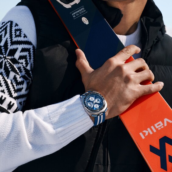 Menâs Bulova 150th Anniversary Limited Edition Shelby Chronograph Watch with Blue Dial (Model: 98B452)