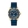 Thumbnail Image 1 of Men’s Caravelle by Bulova Vintage Sport Sea Hunter Gold-Tone IP Automatic Watch with Blue Dial (Model: 44B129)