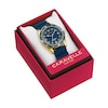 Thumbnail Image 4 of Men’s Caravelle by Bulova Vintage Sport Sea Hunter Gold-Tone IP Automatic Watch with Blue Dial (Model: 44B129)