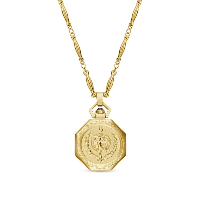 Main Image 3 of Ladies’ Bulova 150th Anniversary Limited Edition Rubaiyat Pendant Watch with Mother-of-Pearl Dial (Model: 97L182)