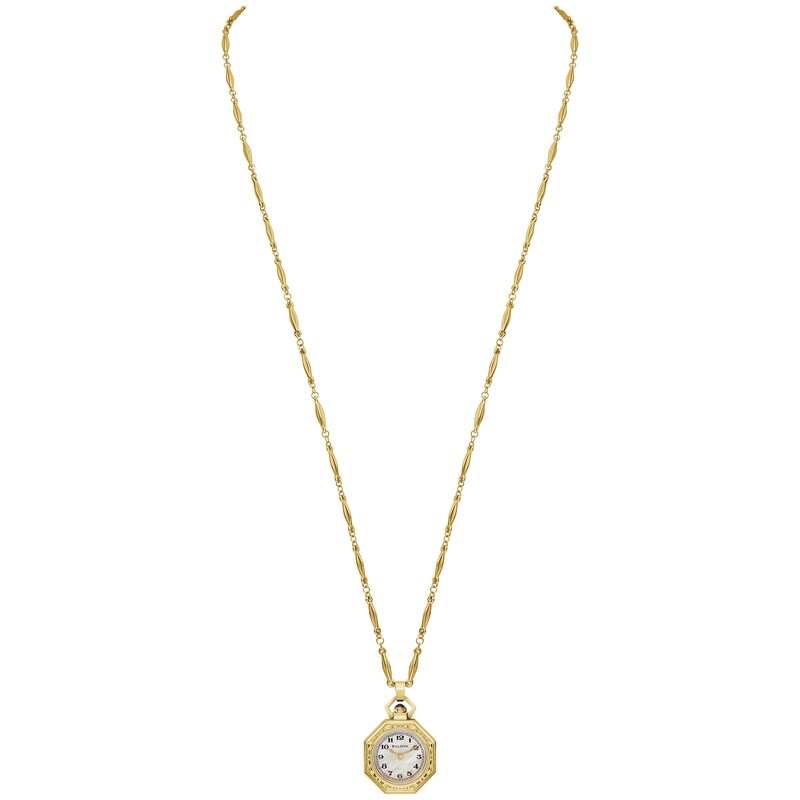 Main Image 4 of Ladies’ Bulova 150th Anniversary Limited Edition Rubaiyat Pendant Watch with Mother-of-Pearl Dial (Model: 97L182)