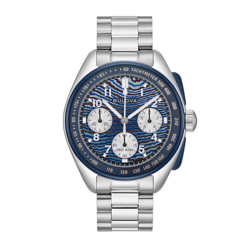 Main Image 1 of Men’s Bulova 150th Anniversary Limited Edition Lunar Pilot Chronograph Watch with Blue Dial (Model: 98A329)