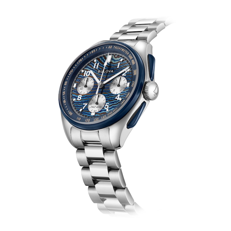 Main Image 2 of Men’s Bulova 150th Anniversary Limited Edition Lunar Pilot Chronograph Watch with Blue Dial (Model: 98A329)