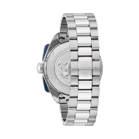 Menâs Bulova 150th Anniversary Limited Edition Lunar Pilot Chronograph Watch with Blue Dial (Model: 98A329)