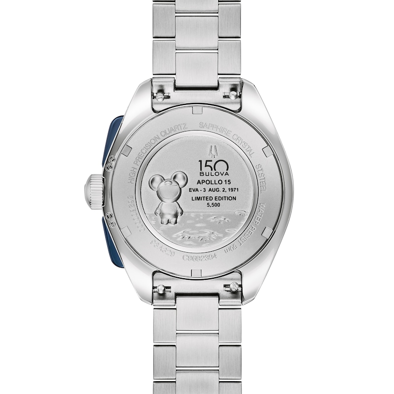 Main Image 4 of Men’s Bulova 150th Anniversary Limited Edition Lunar Pilot Chronograph Watch with Blue Dial (Model: 98A329)