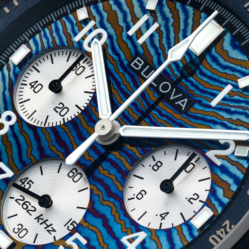 Main Image 5 of Men’s Bulova 150th Anniversary Limited Edition Lunar Pilot Chronograph Watch with Blue Dial (Model: 98A329)