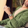 Thumbnail Image 4 of Unisex Citizen Eco-Drive® Sport Luxury Zenshin Super Titanium™ Analog Watch with White Dial (Model: AW0130-85A)
