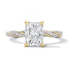 Thumbnail Image 1 of Enchanted Disney Rapunzel 3 CT. T.W. Radiant-Cut Certified Lab-Grown Diamond Ring in 14K Gold (F/VS2)