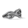 Thumbnail Image 4 of Enchanted Disney Villains 3/4 CT. T.W. Certified Lab-Grown Diamond Band in 14K Gold with Black Rhodium Plate (F/VS2)