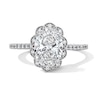 Thumbnail Image 1 of Enchanted Disney Belle 2-3/8 CT. T.W. Oval Certified Lab-Grown Diamond Frame Engagement Ring in 14K Two-Tone Gold (F/VS2)