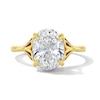 Thumbnail Image 1 of Enchanted Disney Ariel 3 CT. T.W. Oval Certified Lab-Grown Diamond Hidden Frame Engagement Ring in 14K Gold (F/VS2)