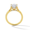 Thumbnail Image 3 of Enchanted Disney Ariel 3 CT. T.W. Oval Certified Lab-Grown Diamond Hidden Frame Engagement Ring in 14K Gold (F/VS2)