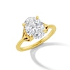 Thumbnail Image 6 of Enchanted Disney Ariel 3 CT. T.W. Oval Certified Lab-Grown Diamond Hidden Frame Engagement Ring in 14K Gold (F/VS2)