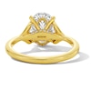 Thumbnail Image 7 of Enchanted Disney Ariel 3 CT. T.W. Oval Certified Lab-Grown Diamond Hidden Frame Engagement Ring in 14K Gold (F/VS2)
