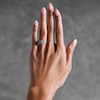 Thumbnail Image 2 of Vera Wang Love Collection 1 CT. T.W. Emerald-Cut Diamond Frame Bridal Set in 14K White Gold