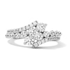 Thumbnail Image 1 of 1 CT. T.W. Journey Certified Lab-Grown Diamond Bypass Ring in Sterling Silver (F/VS2)