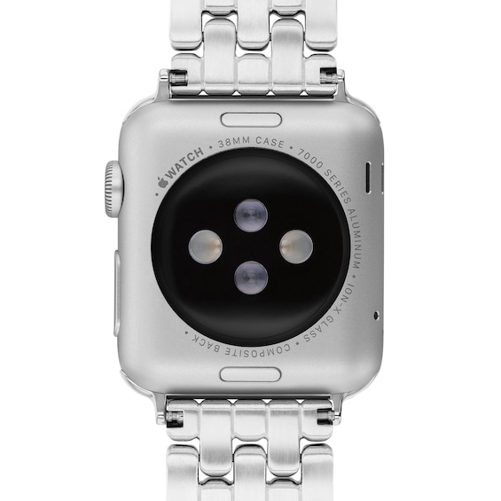 Ladies' Coach Apple Watch Straps Two-Tone Interchangeable Replacement Smart Watch Band (Model: 14700314)