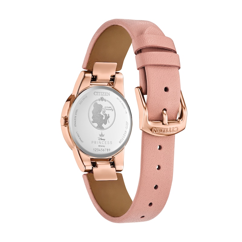 Main Image 3 of Ladies’ Citizen Eco-Drive® Disney Belle Watch with White Mother of Pearl Dial (Model: GA1083-43D)