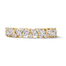 1-1/2 CT. T.W. Pear-Shaped  Certified Lab-Grown Diamond Anniversary Band in 14K Gold (F/VS2)