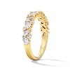 Thumbnail Image 5 of 1-1/2 CT. T.W. Pear-Shaped  Certified Lab-Grown Diamond Anniversary Band in 14K Gold (F/VS2)