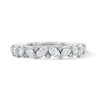 Thumbnail Image 1 of 1/2 CT. T.W. Marquise-Cut Certified Lab-Grown Diamond Contemporary Band in 14K White Gold (F/VS2)
