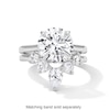 Thumbnail Image 8 of 1 CT. T.W. Pear-Shaped Lab-Grown Diamond Solitaire Enhancer Ring in 14K White Gold (F/VS2)