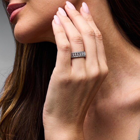 1 CT. T.w. Certified Lab-Grown Diamond Three-Row Anniversary Band in 10K White Gold (F/Vs2)