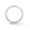 Thumbnail Image 3 of 1 CT. T.W. Certified Lab-Grown Diamond Three-Row Anniversary Band in 10K White Gold (F/VS2)