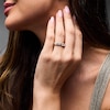 Thumbnail Image 2 of 2 CT. T.W. Certified Lab-Grown Diamond Five-Stone Anniversary Band in 10K Gold (F/VS2)