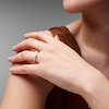 Thumbnail Image 2 of 1/2 CT. T.W. Marquise-Cut Certified Lab-Grown Diamond Contour Band in 14K White Gold (F/VS2)